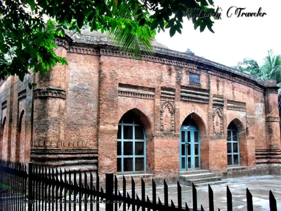 Terracotta panels on mosque walls