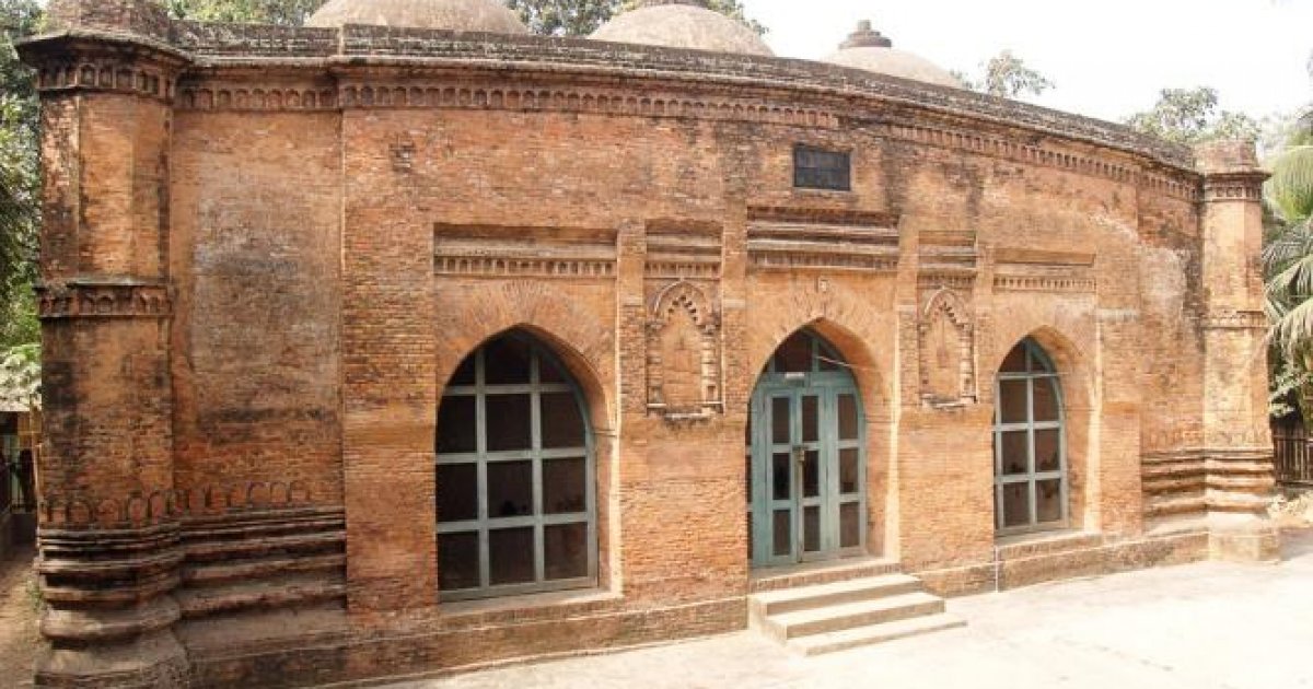 Mosque and surrounding landscape